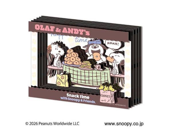PEANUTS PAPER SHADOW ART mini (ペーパーシャドーアート ミニ) / おやつの時間 SA-M105