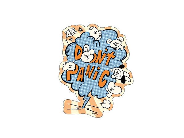 BT21: トラベルステッカー DON'T PANIC