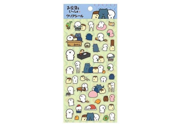 お文具といっしょ: クリアシール .4