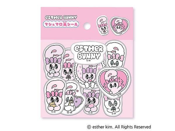 エスターバニー: マシュマロ風シール