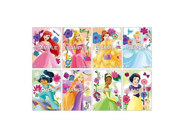 ディズニープリンセス: クリアカードコレクションガム 1Box 16pcs