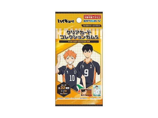 アニメ ハイキュー!!: クリアカードコレクションガム5  1Box 16pcs