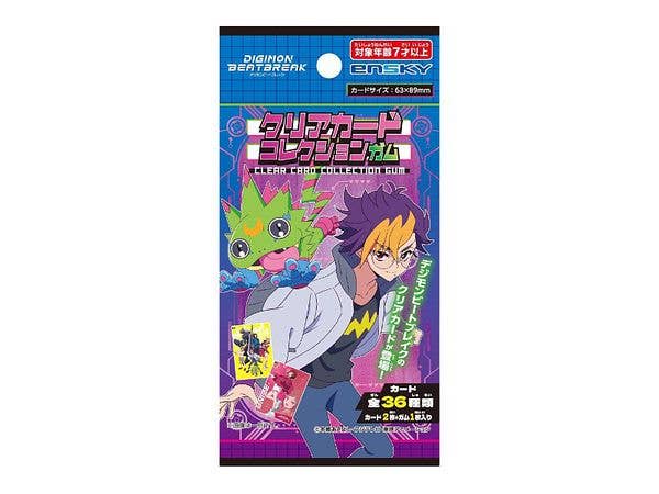 DIGIMON BEATBREAK: クリアカードコレクションガム 1Box 18pcs