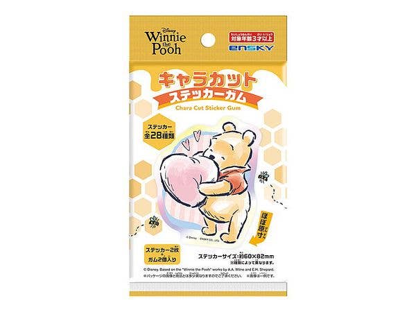 くまのプーさん: キャラカットステッカーガム 1Box 16pcs