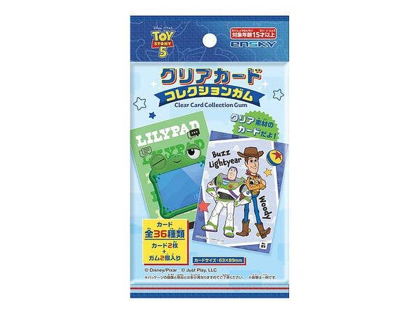 トイ・ストーリー5: クリアカードコレクションガム 1Box 18pcs