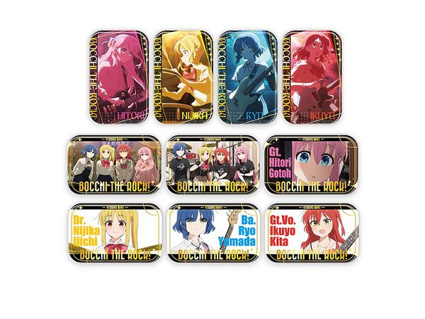 アニメ ぼっち・ざ・ろっく!: ホイルまるかくカンバッジ 1Box 10pcs