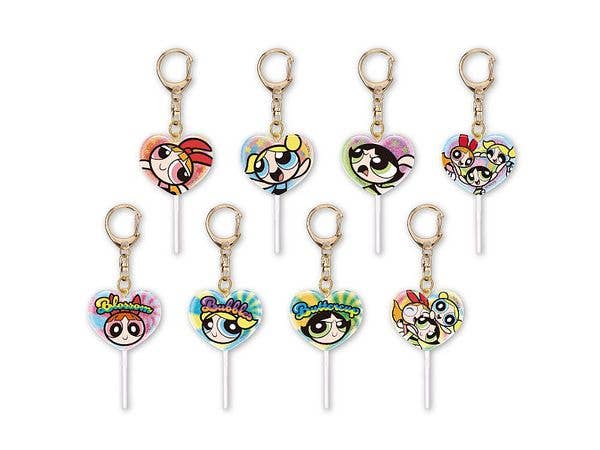 パワーパフガールズ: キャンディー型アクリルキーホルダー 1Box 8pcs