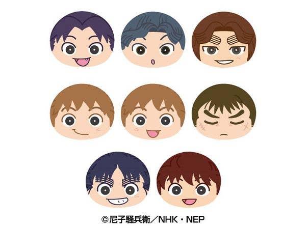 忍たま乱太郎: おまんじゅうにぎにぎマスコット伍 1Box 8pcs