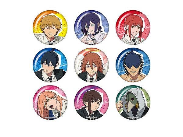 劇場版 チェンソーマン レゼ篇: グリッターカンバッジコレクション (再販) 1Box 9pcs