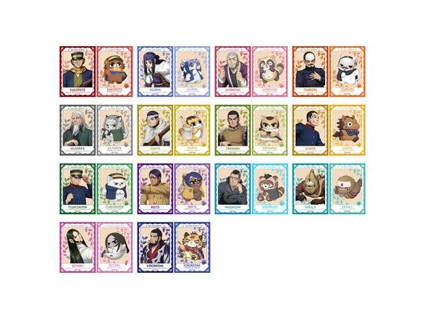 ゴールデンカムイ x どうぶつフォーゼ ミニブロマイドコレクション 1Box 14pcs