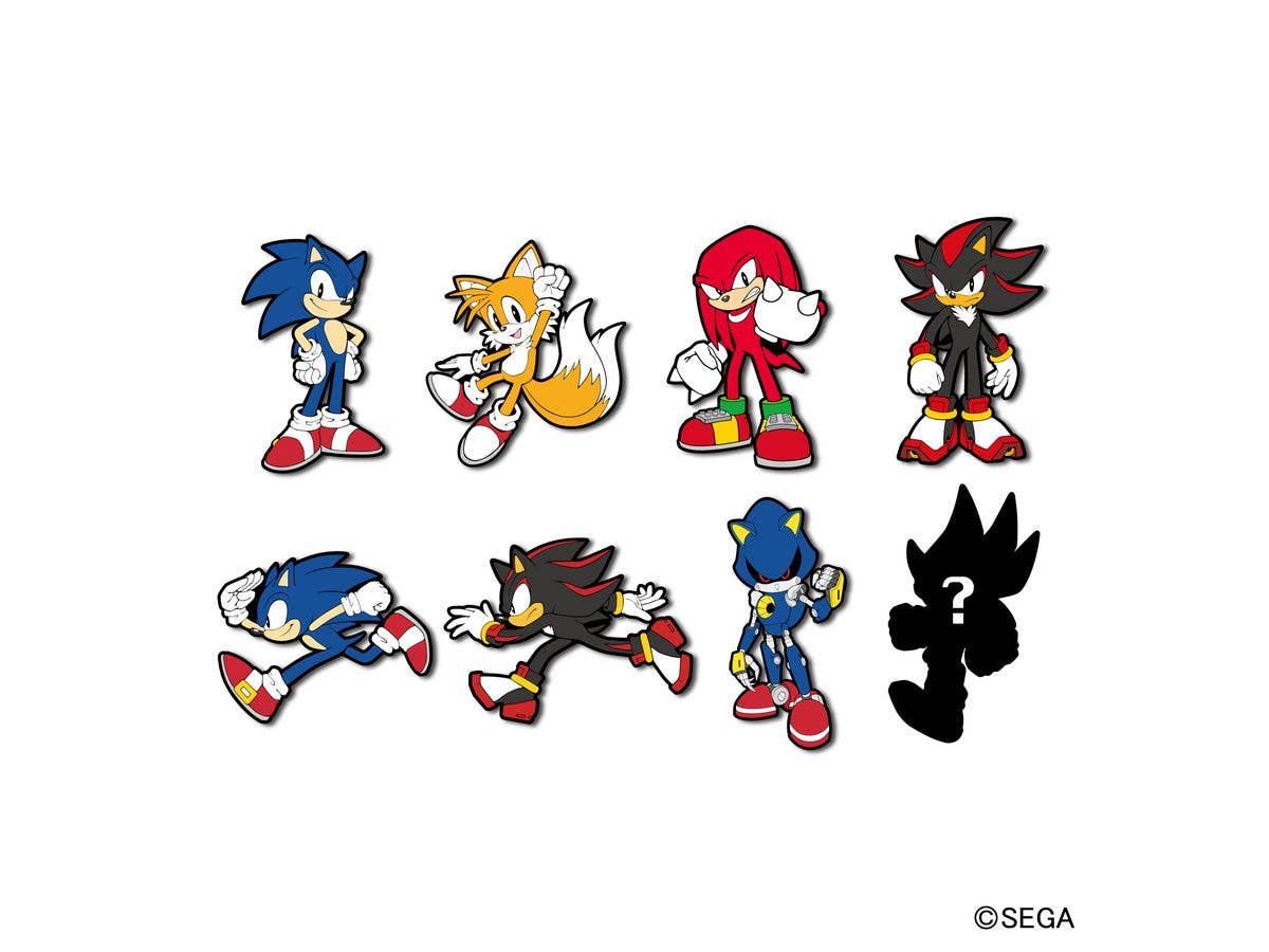 ソニック・ザ・ヘッジホッグ: ピンズコレクション 1Box 8pcs