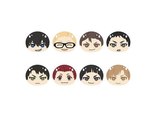 アニメ ハイキュー!!: おまんじゅうにぎにぎマスコット3 B 1Box 8pcs