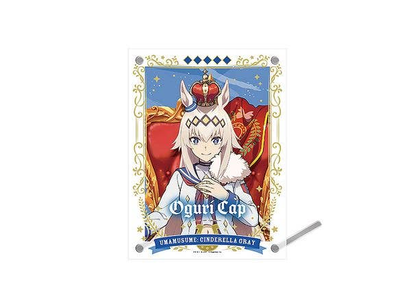 アニメ ウマ娘 シンデレラグレイ: ブロマイド付きアクリルフォトフレーム 1. オグリキャップ-CHAMPIONS-