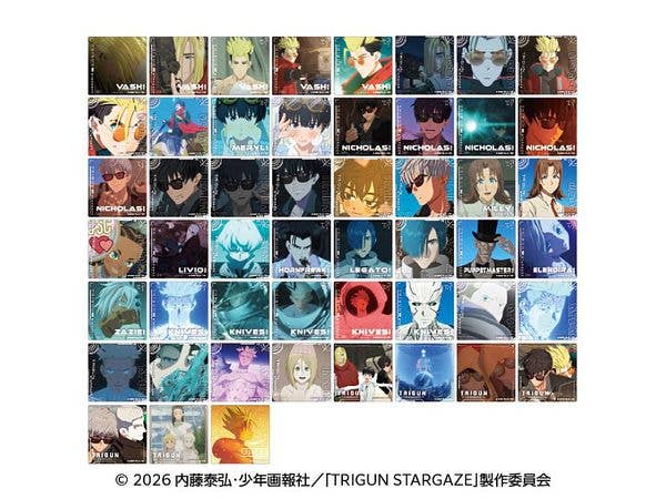 TRIGUN STARGAZE: スクエアクリアカード 1Box 17pcs