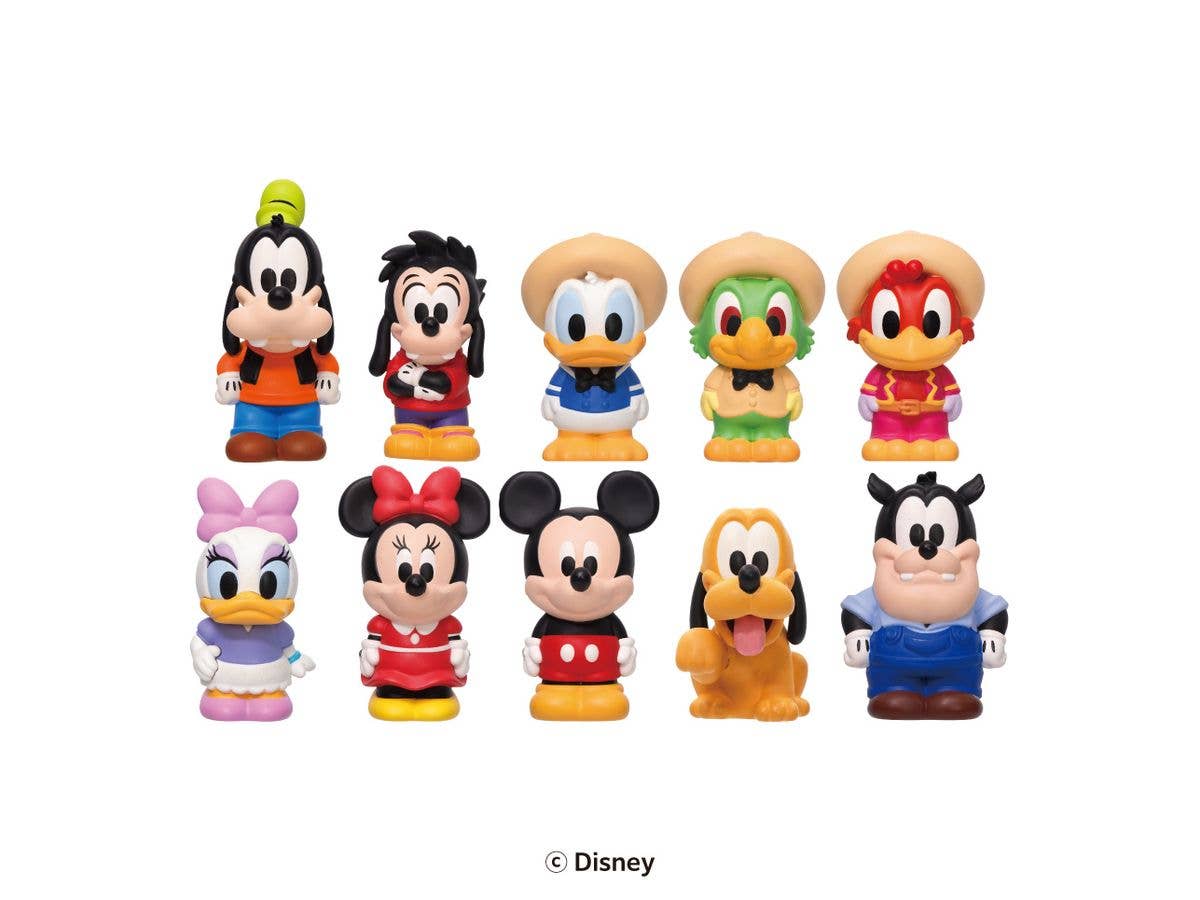 ミッキー & フレンズ ソフビパペットマスコット 1Box 10pcs