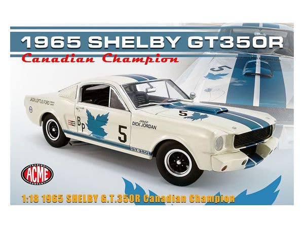 1/18 ACME #5 1965 Shelby GT350R Candian AAR Champion