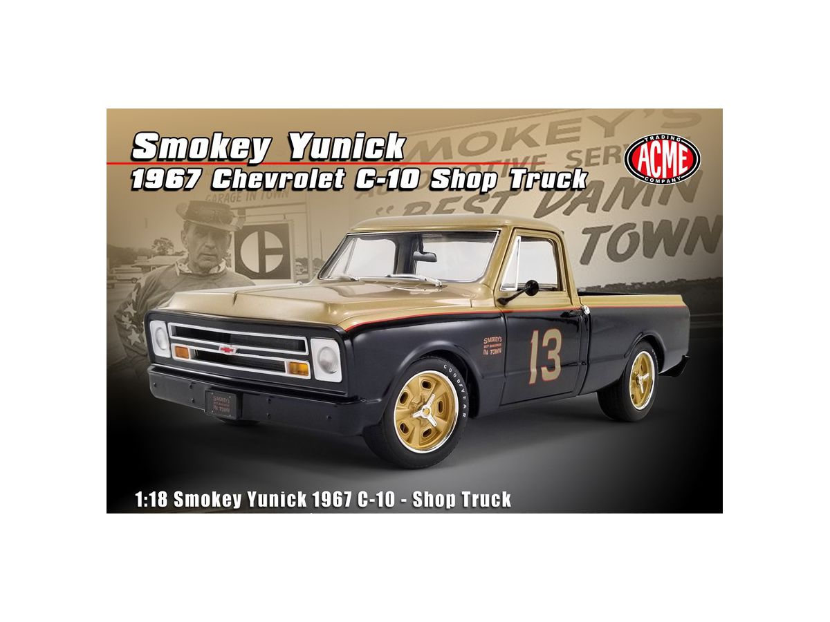 1/18 ACME 1967 Chevrolet C10 Smokey Yunick Shop Truck