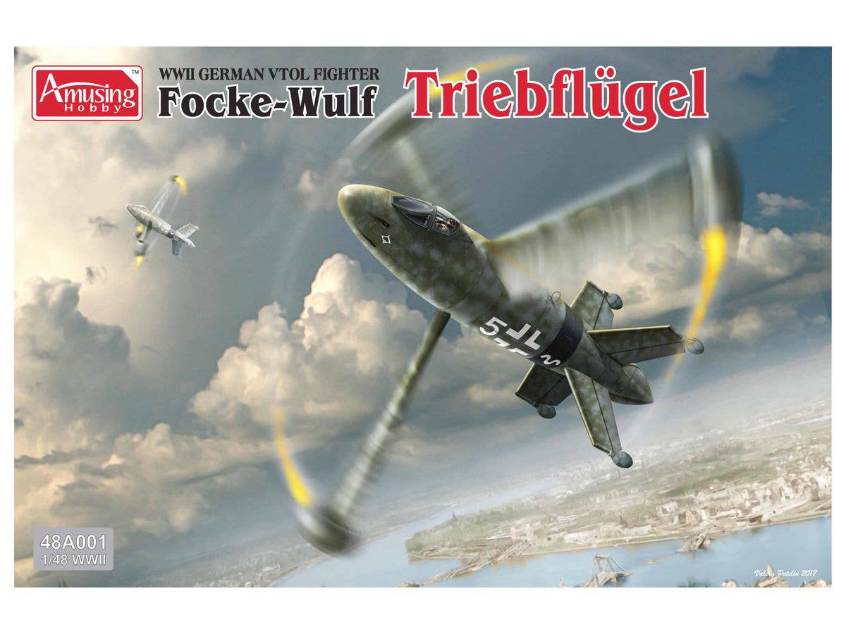 1/48 ドイツ垂直離着陸迎撃機 フォッケウルフ トリープフリューゲル