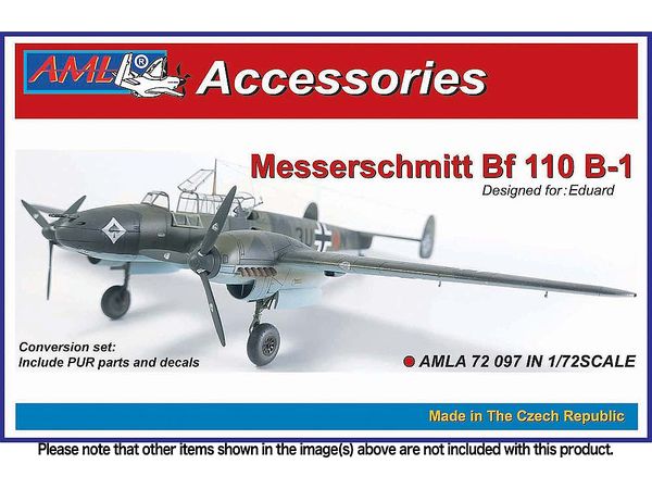 1/72 Bf110B-1 改造セット (エデュアルド用)