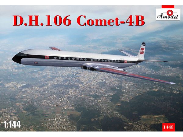 1/144 デ・ハビランド DH-106 コメット4B (1種BEAデカール、レジンパーツが付属)
