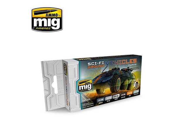 SF陸上車両カラー6色セット