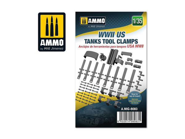 1/35 WW.II 米軍戦車用工具クランプ