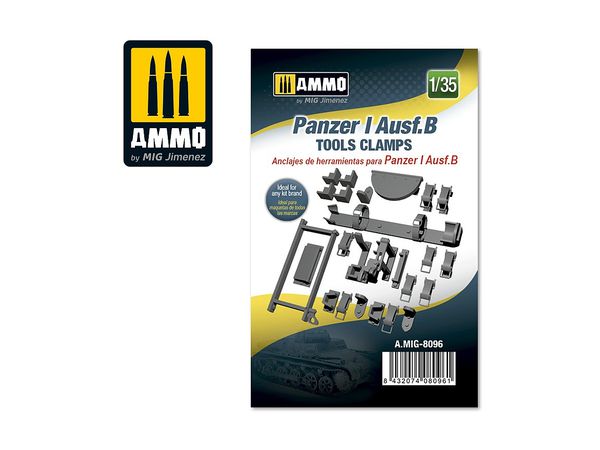 1/35 I号戦車 B型用工具クランプ