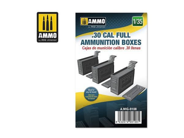 1/35 .30cal 弾薬箱 (弾薬入り)