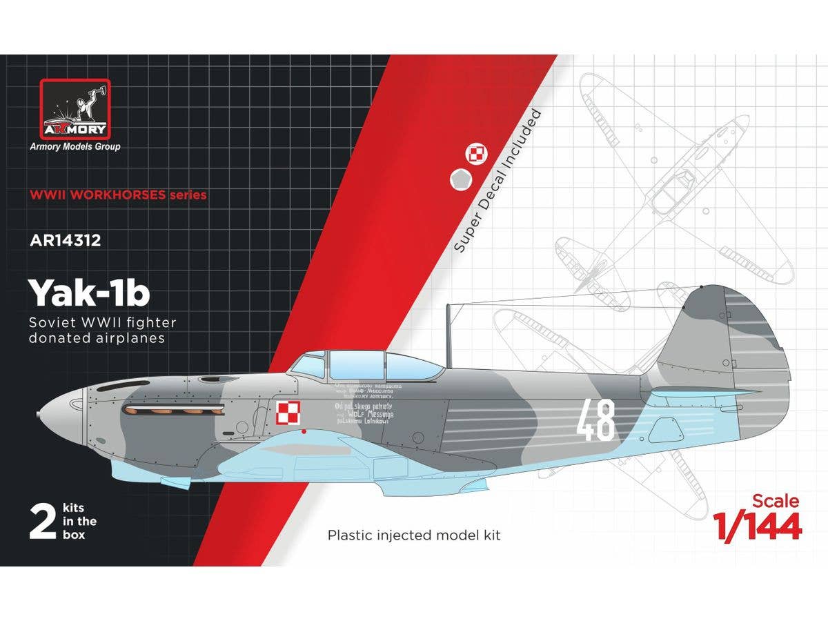 1/144 Yak-1b 寄贈機 2 in 1