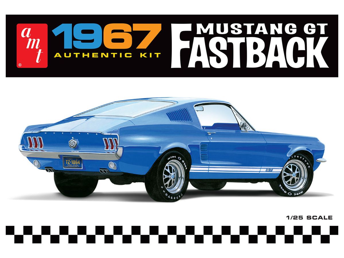 1/25 1967 フォード マスタング GT ファーストバック