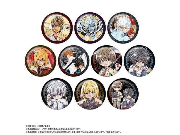 DEATH NOTE PUレザーバッジコレクション Vol.2 1Box 6pcs