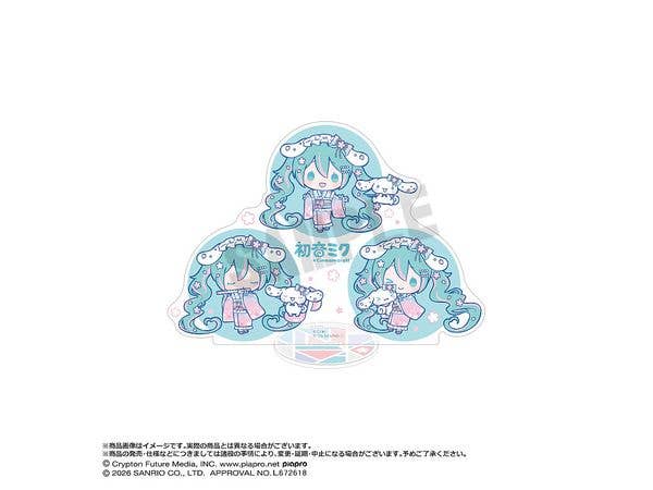 初音ミク×シナモロール: 夢桜Ver. BIGアクリルフィギュア B