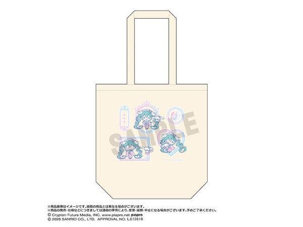 初音ミク×シナモロール: 夢桜Ver. トートバッグ B