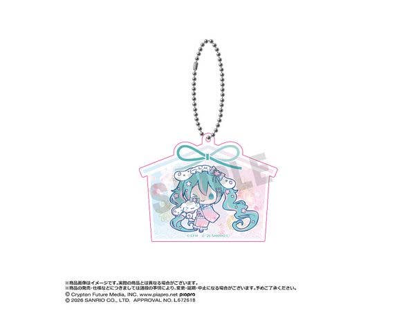 初音ミク×シナモロール: 夢桜Ver. アクリルキーホルダー C