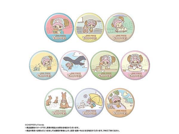 ONE PIECE: CHOPPER's トレーディング缶バッジ 1Box 10pcs