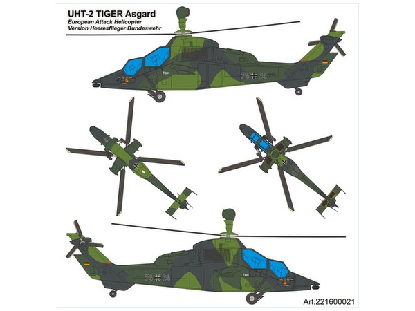 1/87 ユーロコプタータイガーASGARDドイツ連邦軍ISAF