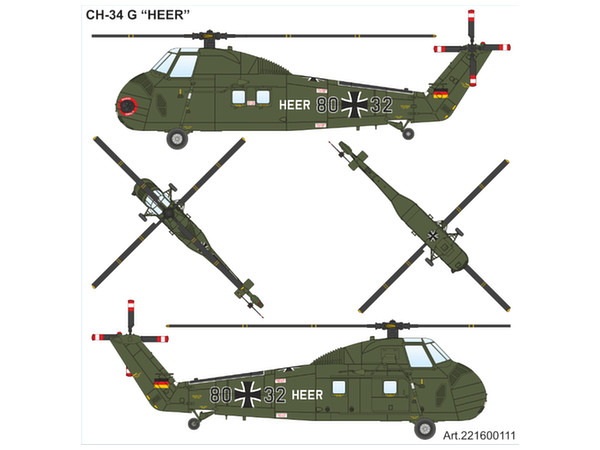 1/87 シコルスキーCH-34ドイツ連邦陸軍