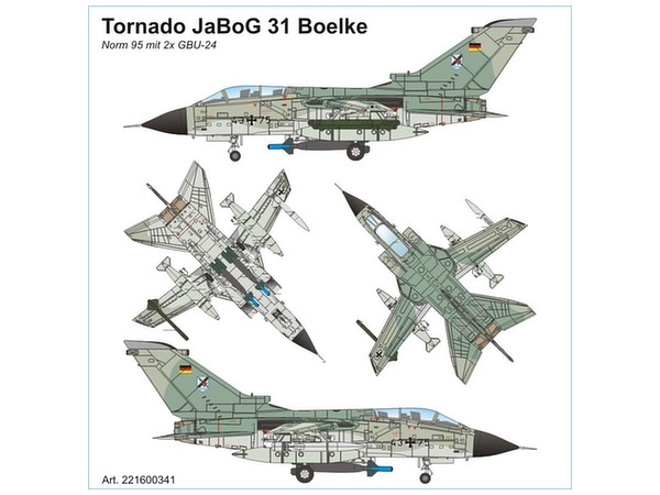 1/87 トーネード JaBoG31ベルケノルム95 w/GBU-24x2