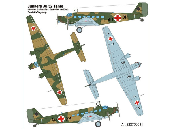 1/87 ユンカースJu 52/3m (KG z.b.V.172 クレタ島 1941)