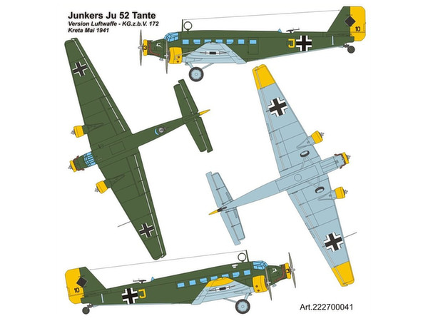 1/87 ユンカースJu 52 (クレタ1941年)