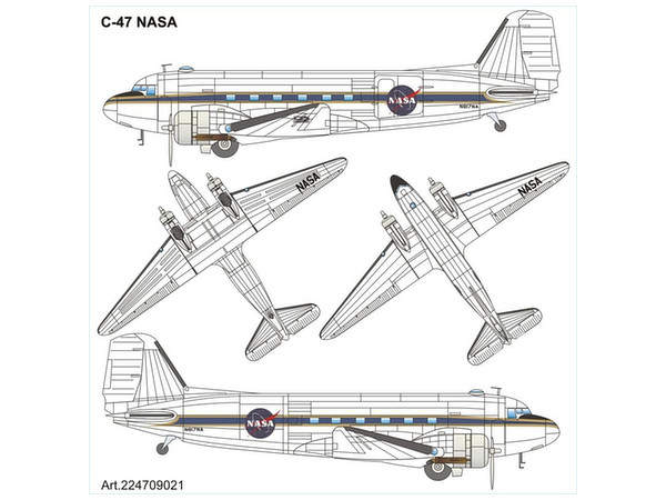 1/87 ダグラスC-47 (NASA)