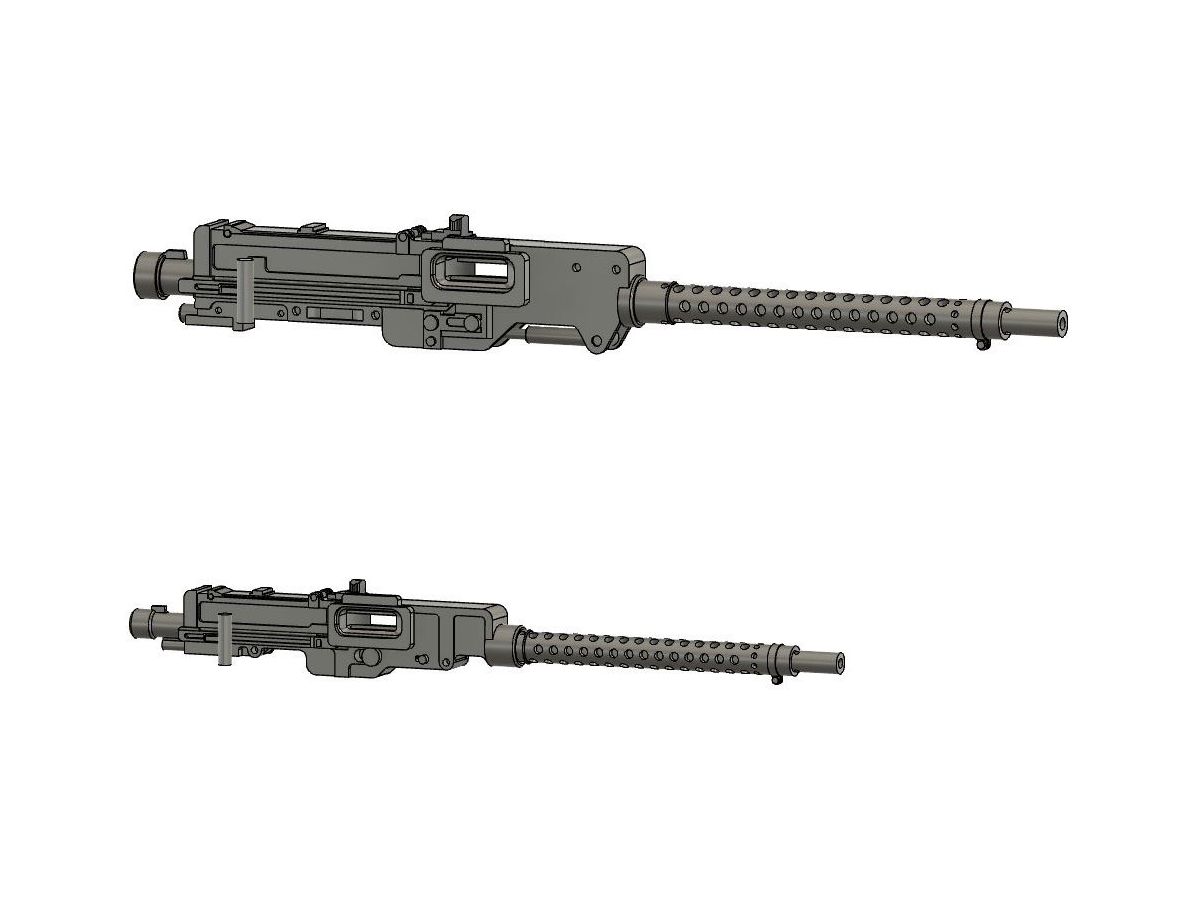 1/72 ブレダ SAFAT機関銃セット (7.7mm x 2、12.7mm x 2)