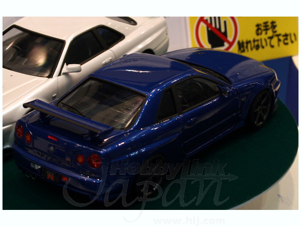 1/24 ニッサン R34 スカイライン GT-R V-SpecII (ベイサイド ブルー)