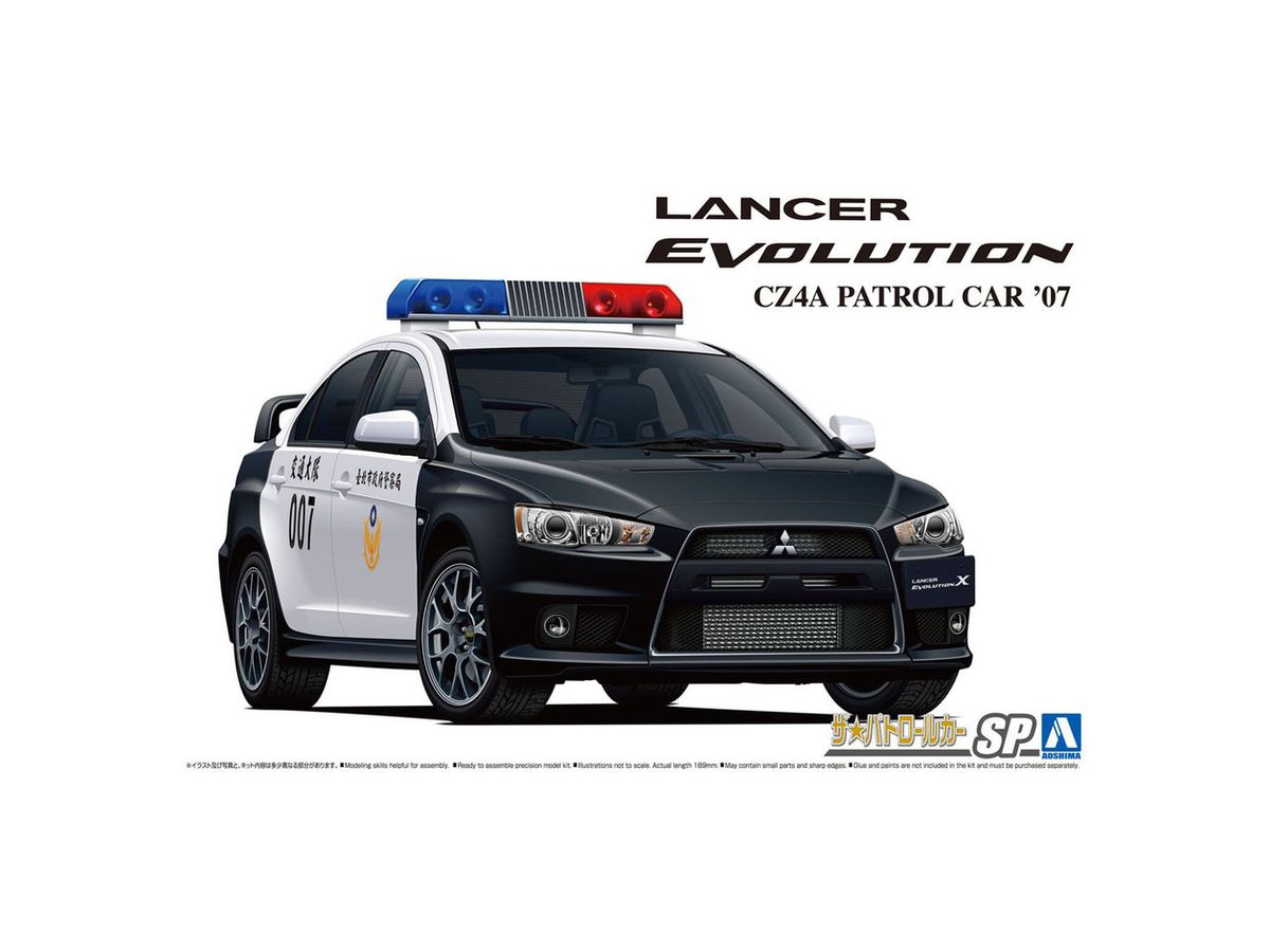 1/24 ミツビシ CZ4A ランサーエボリューションX パトロールカー '07 台北市政府警察局