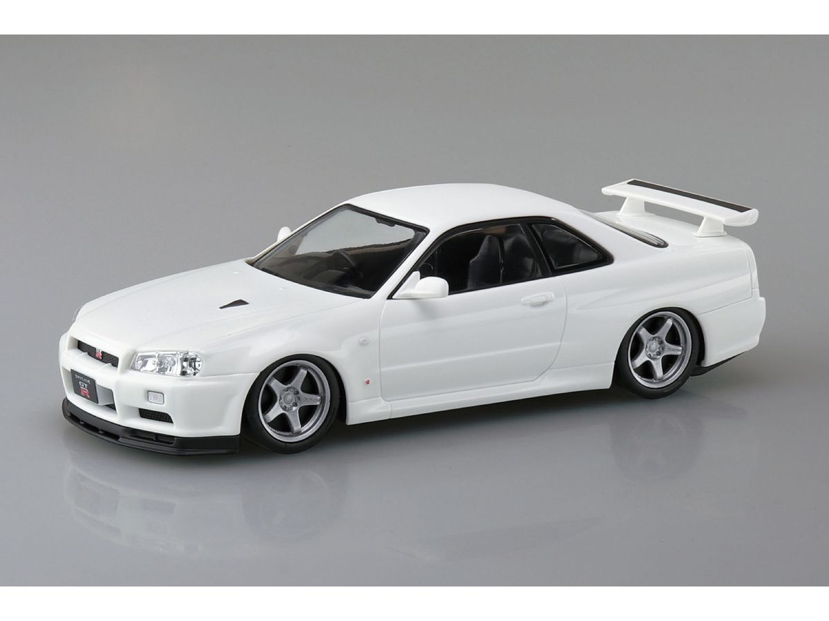 1/32 ニッサン R34スカイラインGT-R カスタムホイール(ホワイトパール)