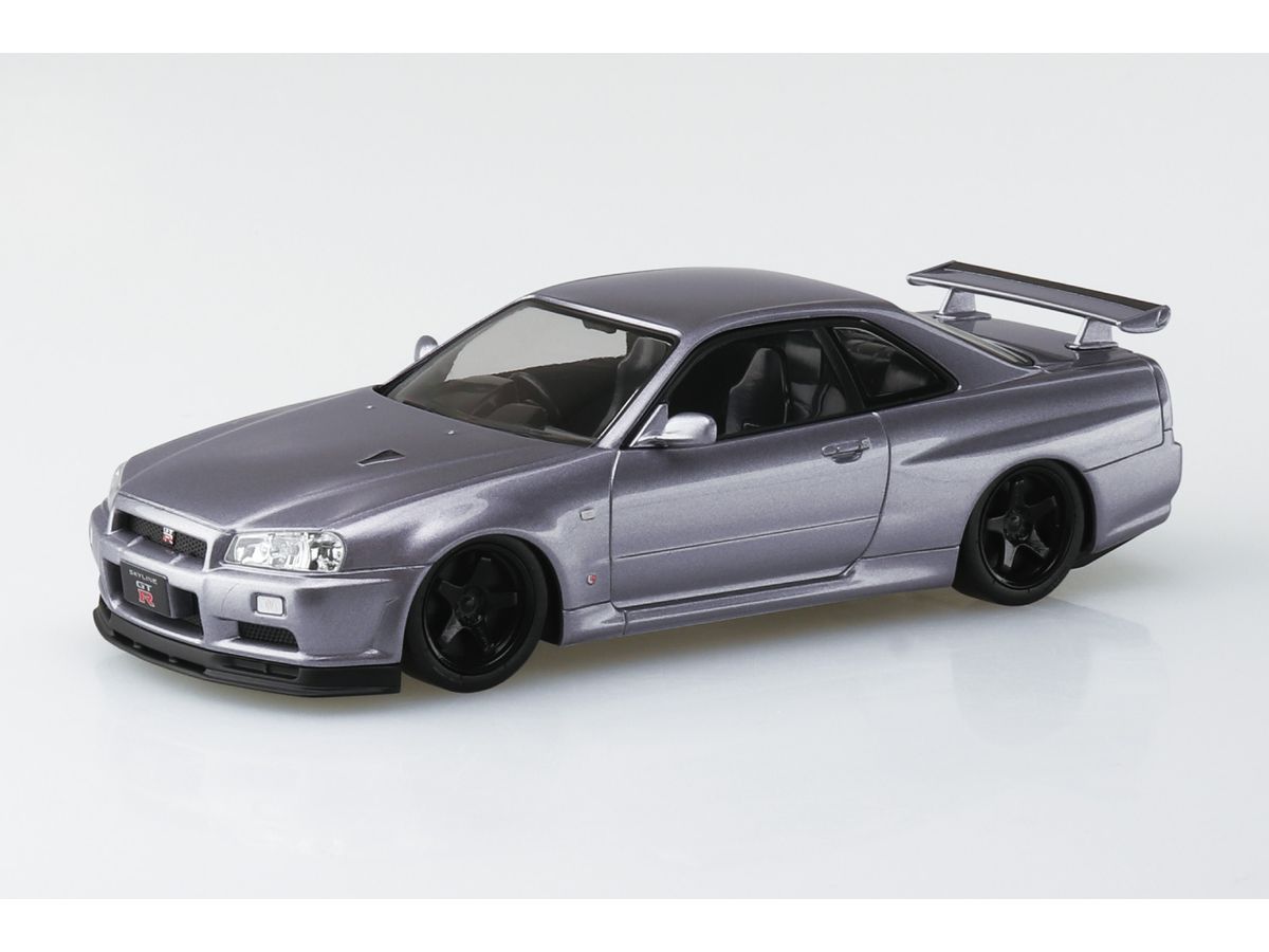 1/32 ニッサン R34スカイラインGT-R カスタムホイール(アスリートシルバー)