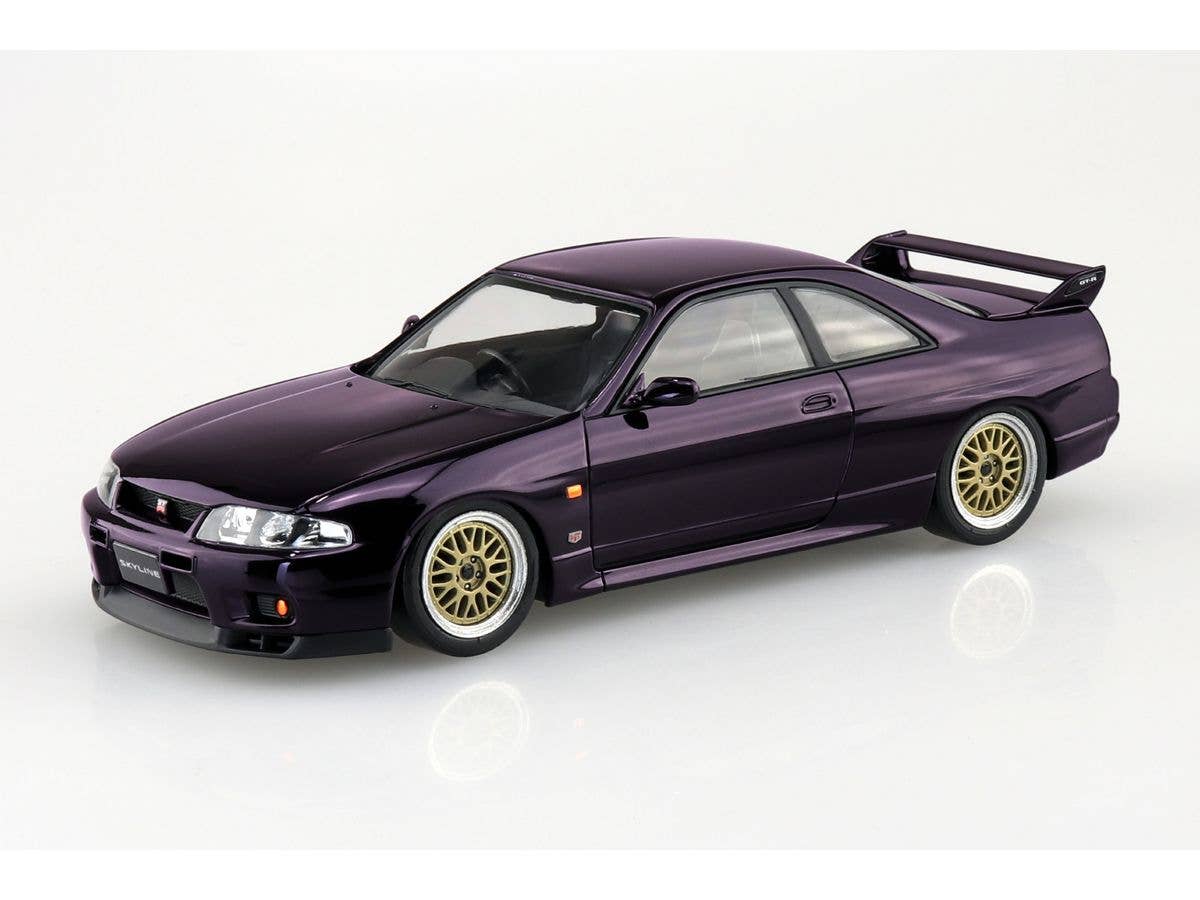 1/32 ニッサン R33スカイラインGT-R カスタムホイール(ミッドナイトパープル)