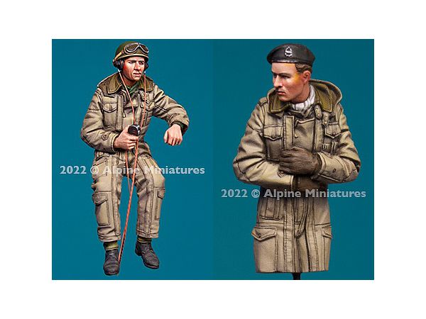 1/35 WW.II イギリス陸軍戦車長セット 冬支度の英戦車長 (2体入り)