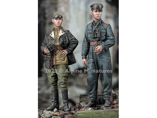 1/35 WWII 露 ソビエト軍戦車兵 士官セット (2体セット)