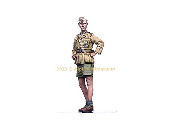 1/35 WWII ドイツアフリカ軍団 装甲部隊将校